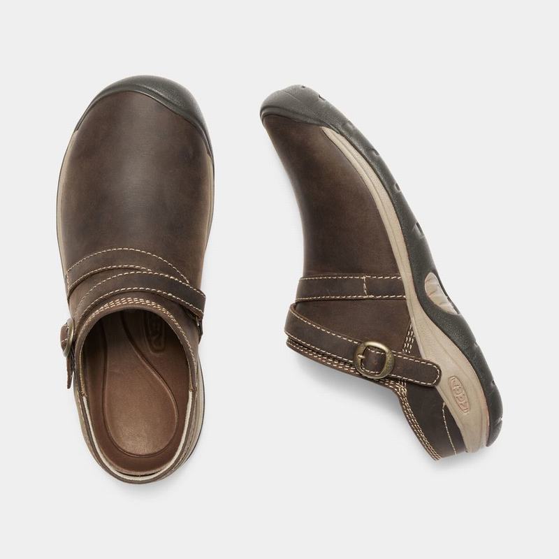 Keen Presidio II - Kadın Slip-on Ayakkabı - Çikolata - Turkey (984125QCV)